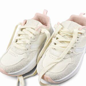 Nautica Girls Shoes Size 1, EUC, White and Light Pink